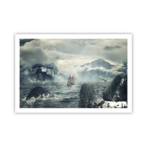 Plakat - På magiske vande - 91x61 cm