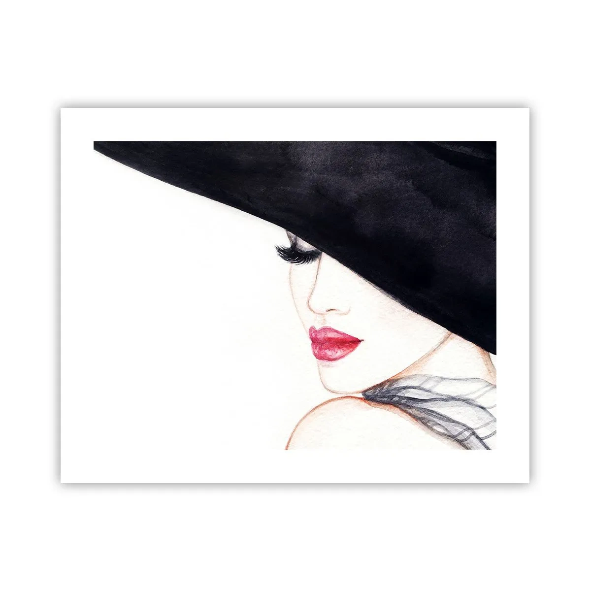 Plakat - Elegance og sensualitet - 50x40 cm