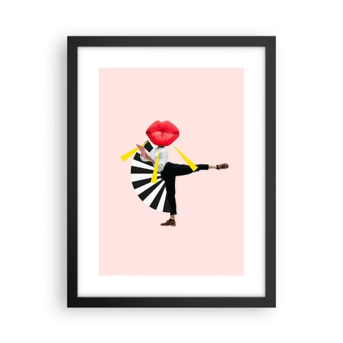 Plakat i sort ramme - Surrealistisk popkunst - 30x40 cm