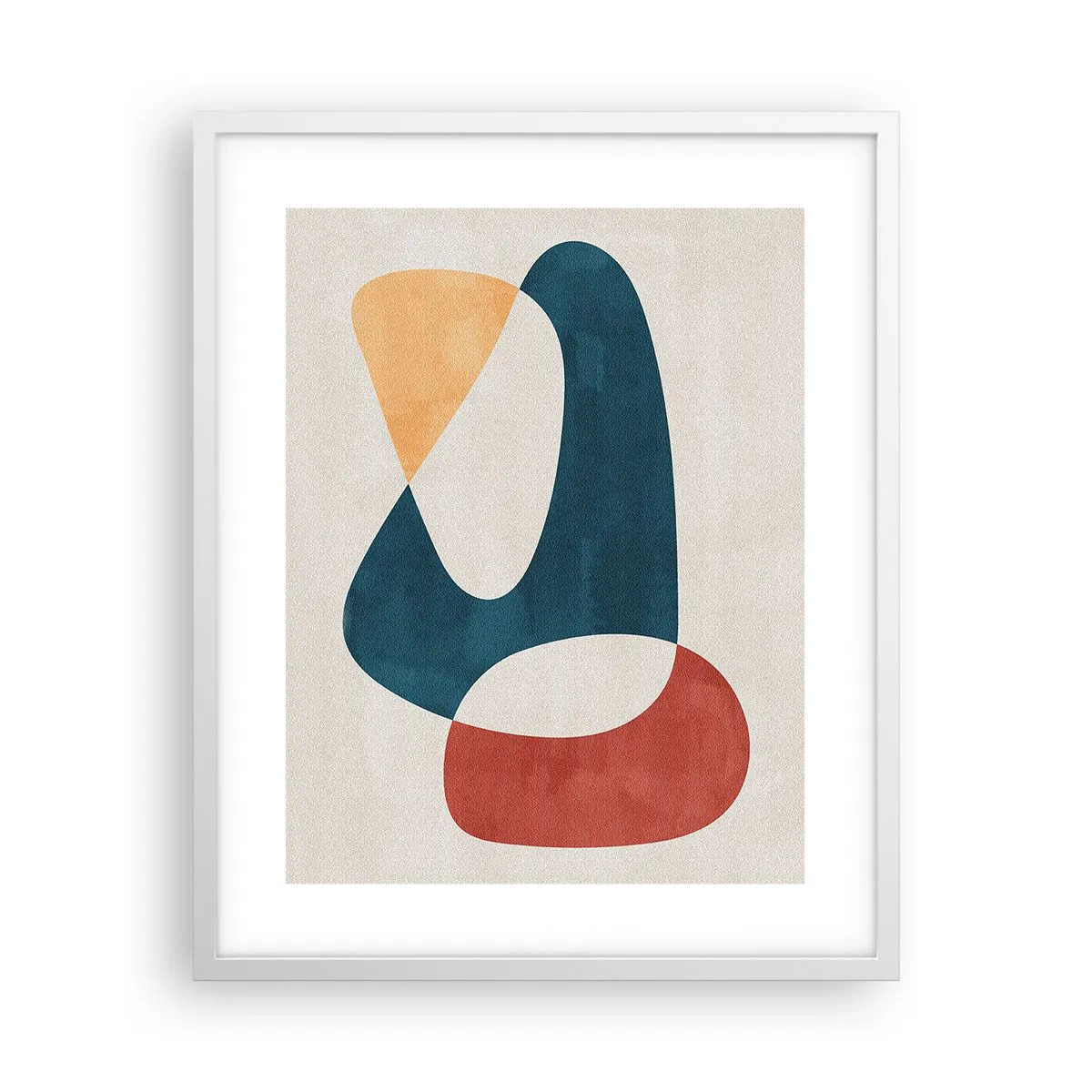 Plakat i hvid ramme - Påvirkninger og metamorfoser - 40x50 cm