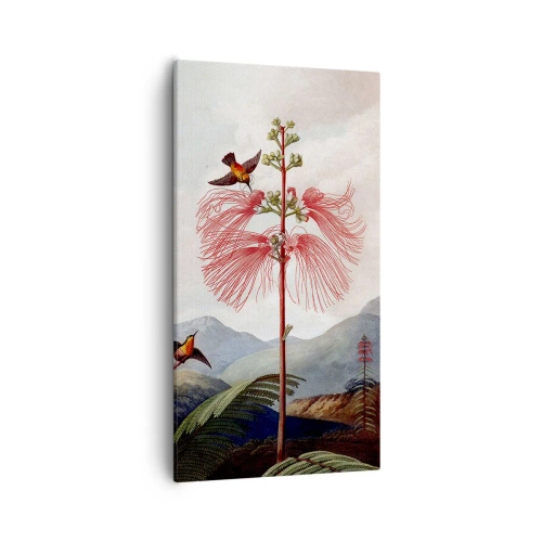 Lærredstryk - Billede på lærred - I et tropisk paradis - 55x100 cm