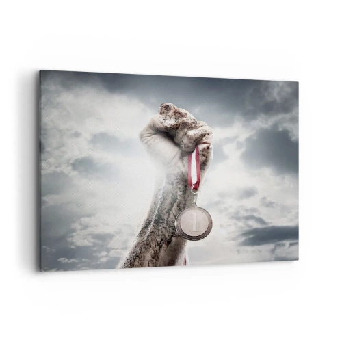 Lærredstryk - Billede på lærred - Per aspera ad astra - 120x80 cm