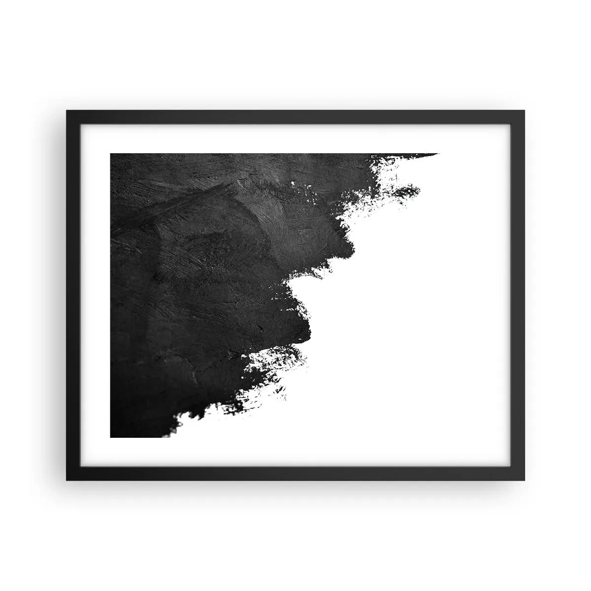 Plakat i sort ramme - Elementer: jord - 50x40 cm