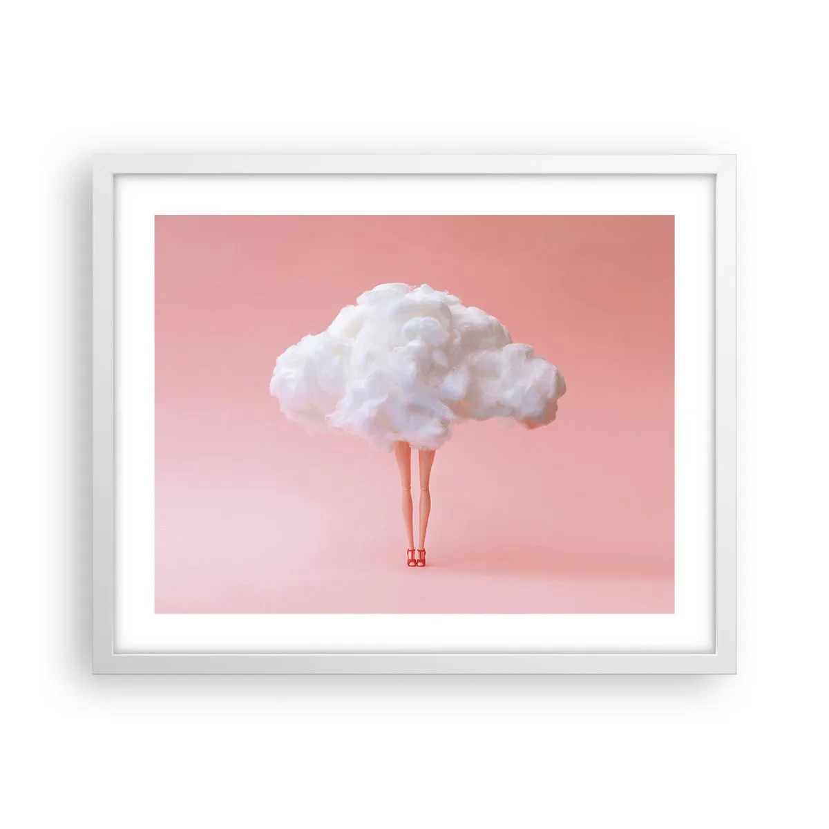 Plakat i hvid ramme - Et sødt løfte - 50x40 cm