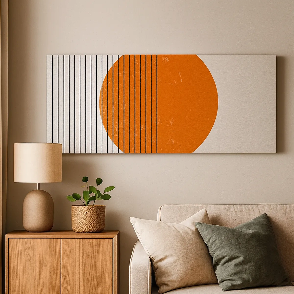 Lærredstryk - Billede på lærred - Altid solen - 30x30 cm