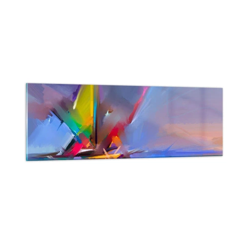 Billede på glas - Propeller som en fugl - 90x30 cm