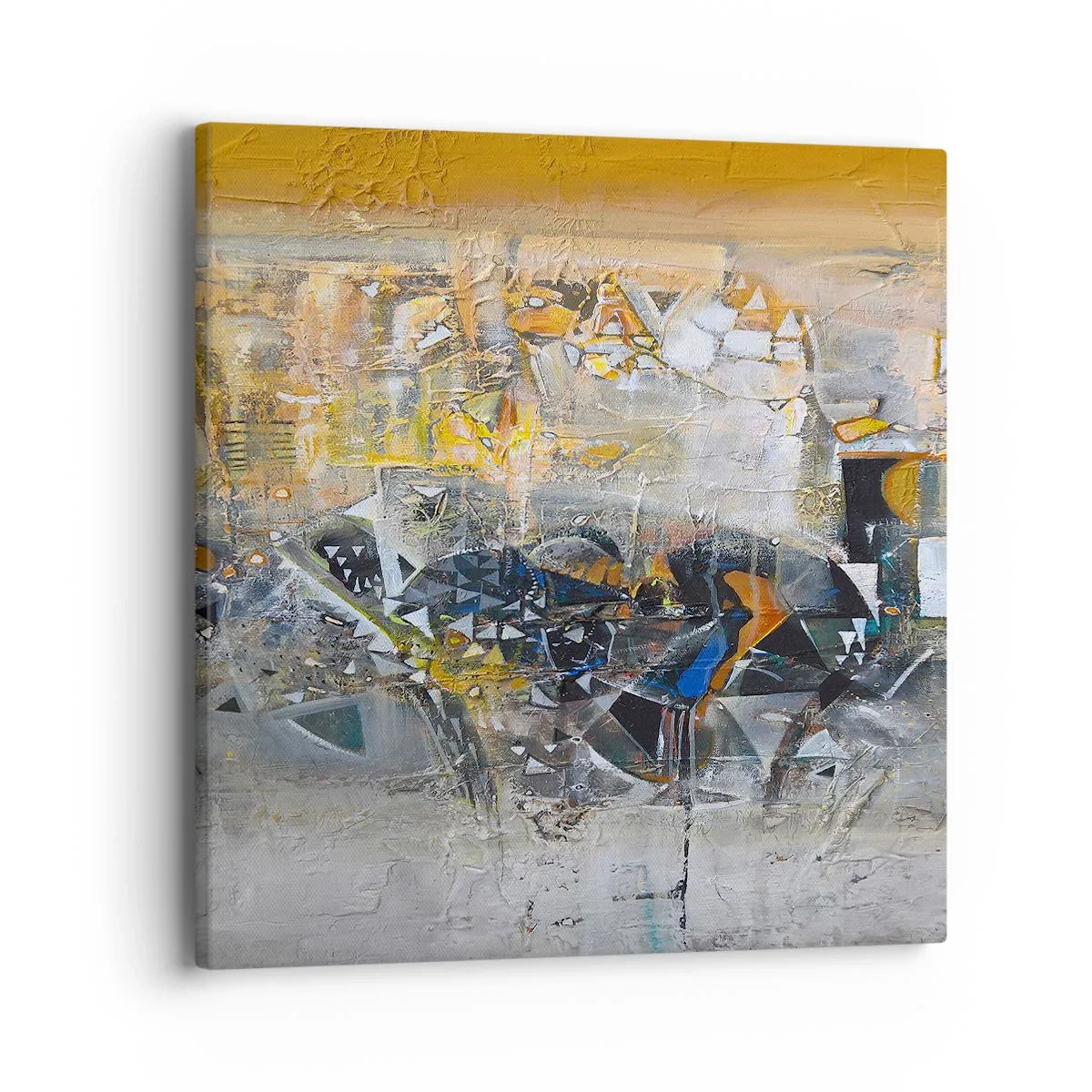 Lærredstryk - Billede på lærred - Alt vil falde på plads - 40x40 cm