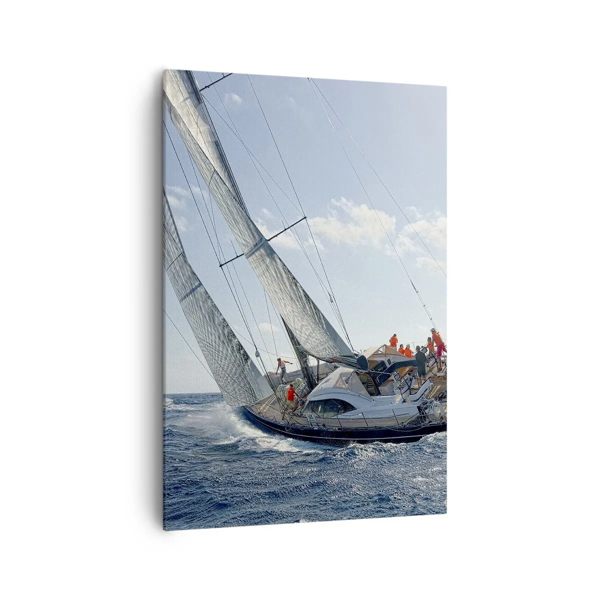 Lærredstryk - Billede på lærred - Må den bedste vinde - 70x100 cm