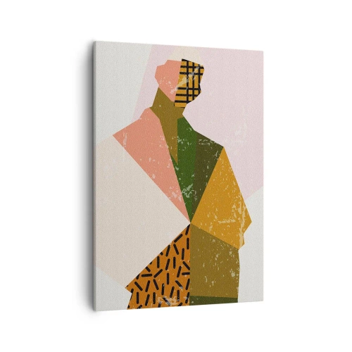 Lærredstryk - Billede på lærred - Mennesket - et komplekst væsen - 50x70 cm