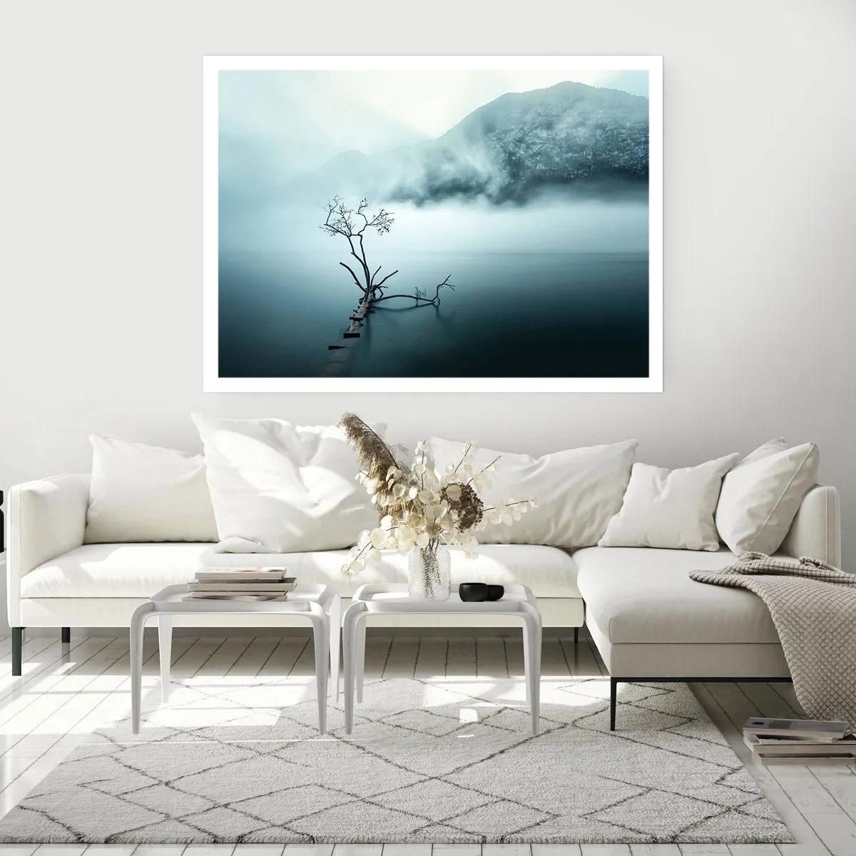Plakat - Ud af vand og tåge - 91x61 cm