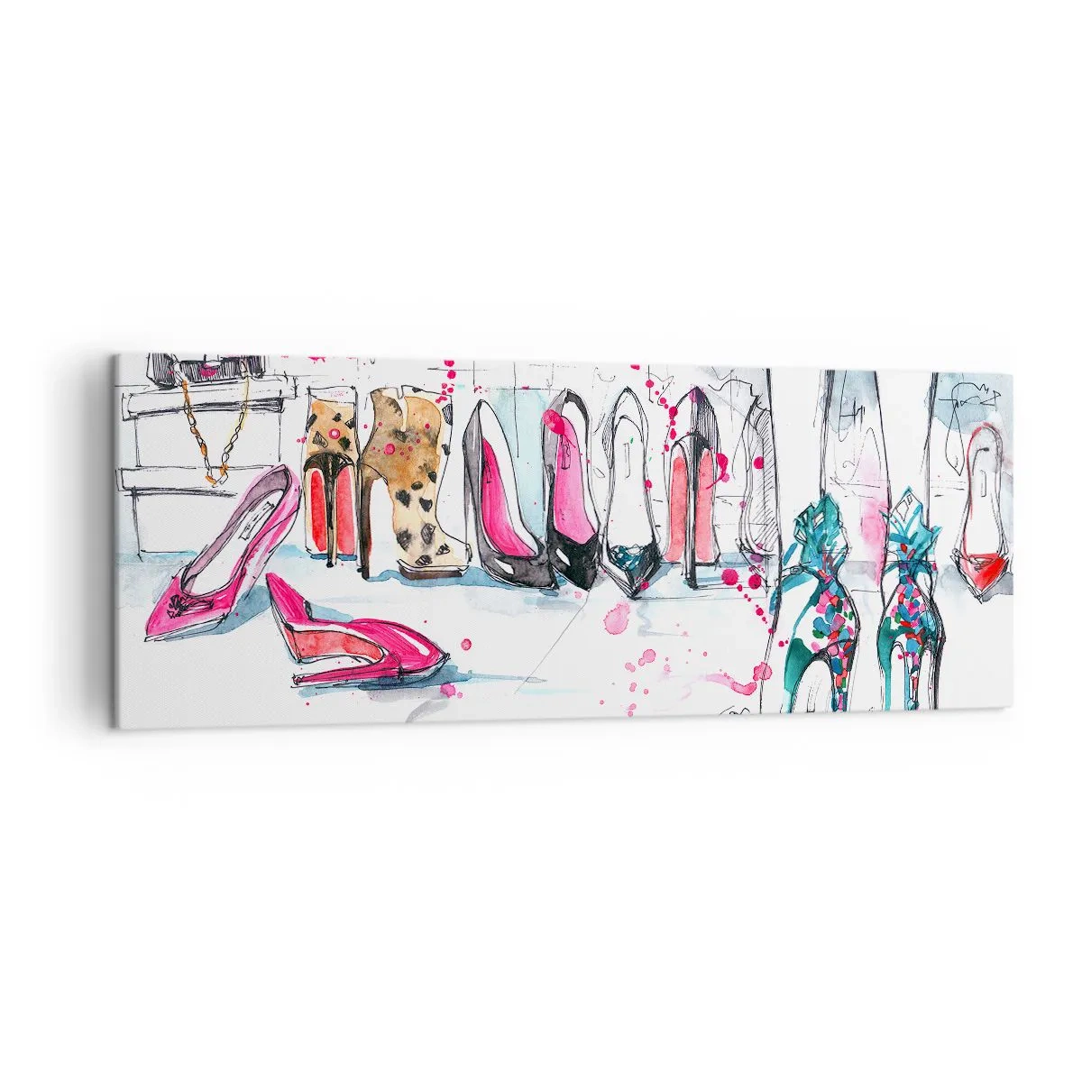 Lærredstryk - Billede på lærred - Sesam, åbn dig - 140x50 cm