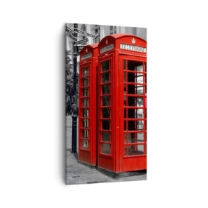 Lærredstryk - Billede på lærred - , - 45x80 cm