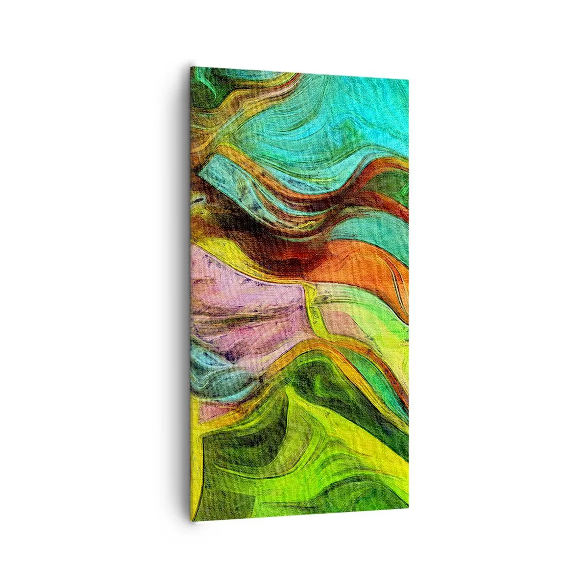 Lærredstryk - Billede på lærred - Bevægelse er liv - 65x120 cm