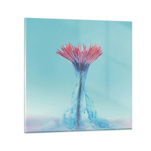 Billede på glas - I en nærende omfavnelse - 70x70 cm