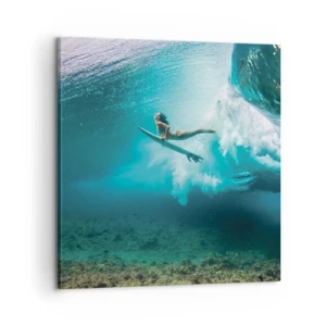 Lærredstryk - Billede på lærred - Undervandsverden - 60x60 cm