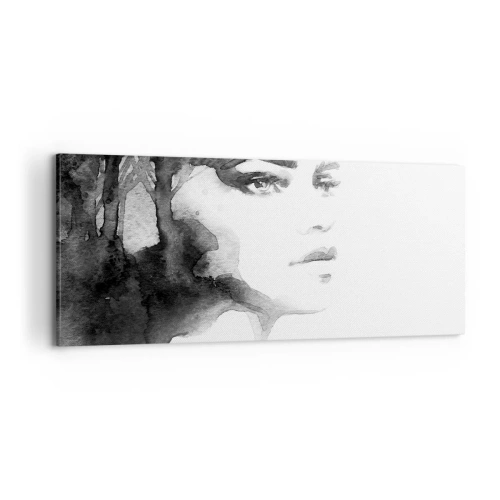 Lærredstryk - Billede på lærred - Lavet af mystik og tåge - 100x40 cm