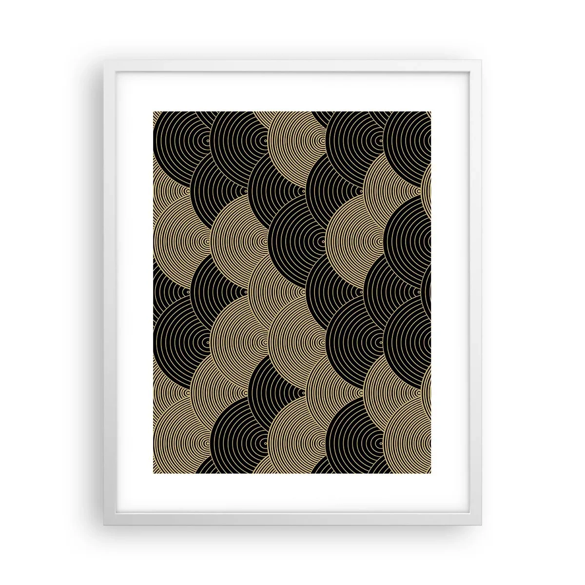 Plakat i hvid ramme - Enhed i mangfoldighed - 40x50 cm