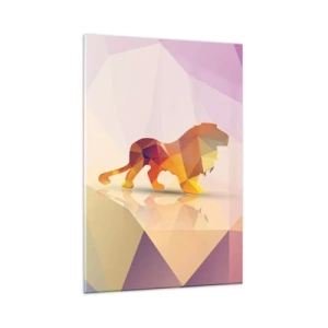 Billede på glas - Diamantkongen - 80x120 cm