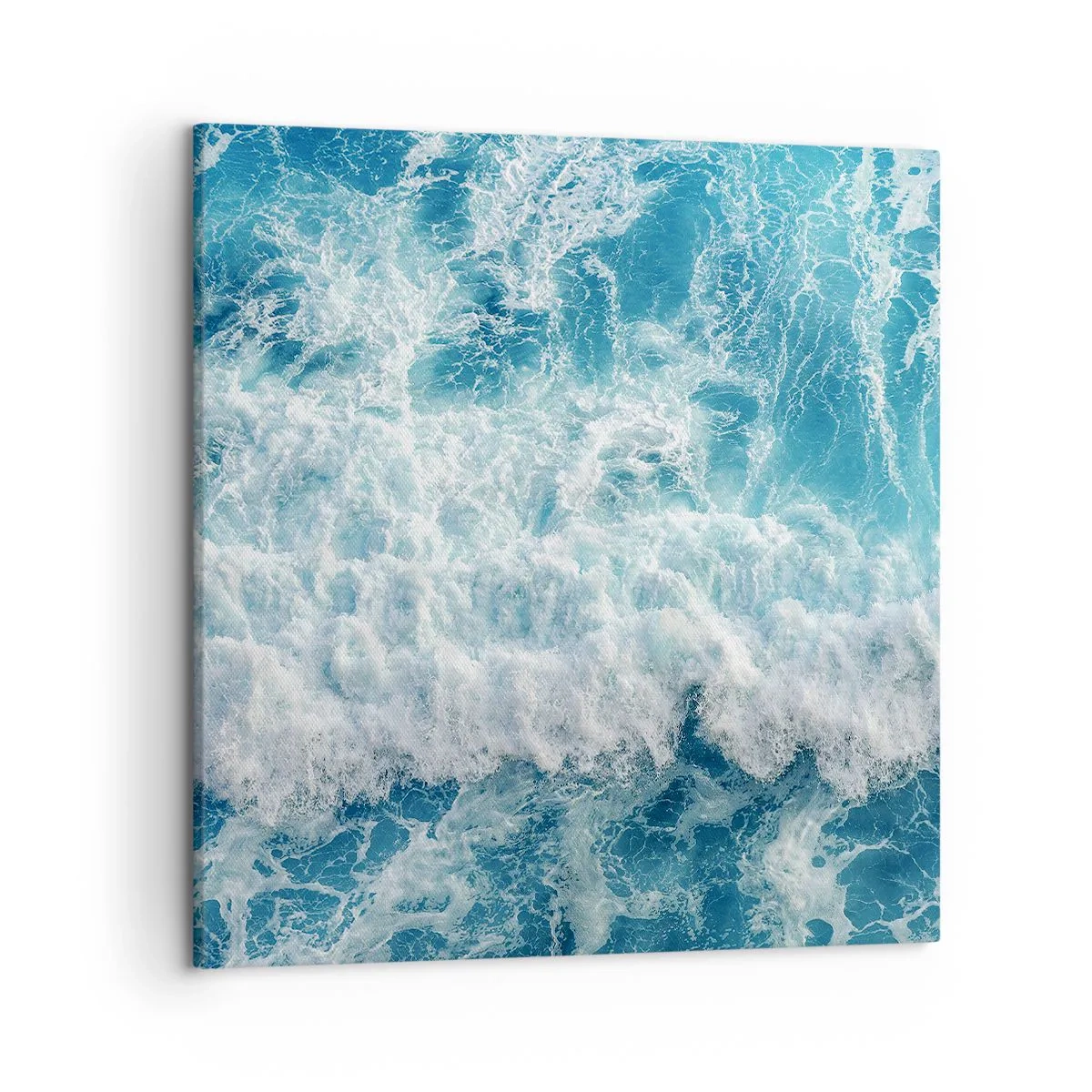 Lærredstryk - Billede på lærred - Glædeligt og i spring - 50x50 cm