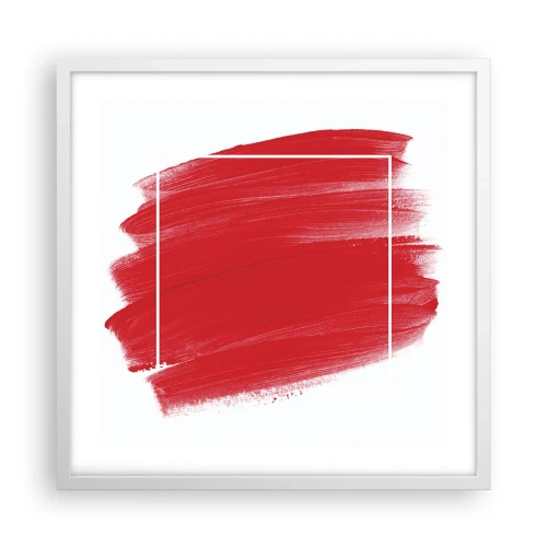 Plakat i hvid ramme - Uden for rammen - 50x50 cm