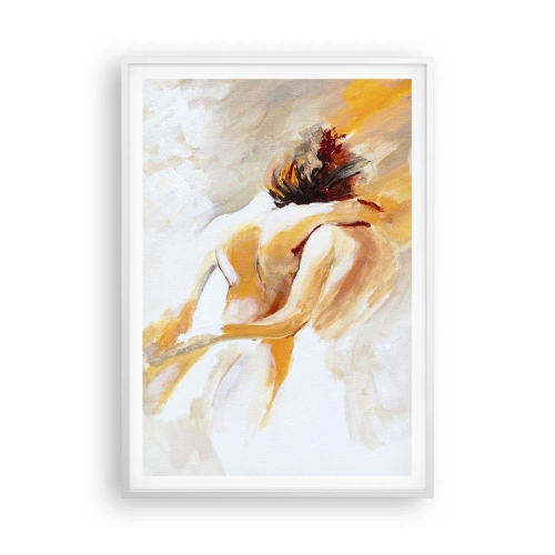 Plakat i hvid ramme - I himlen af nærhed - 70x100 cm