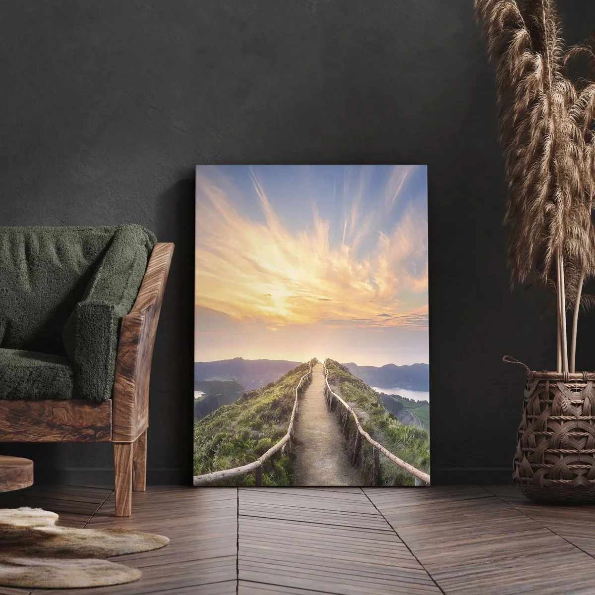 Lærredstryk - Billede på lærred - Tæt på himlen - 50x70 cm