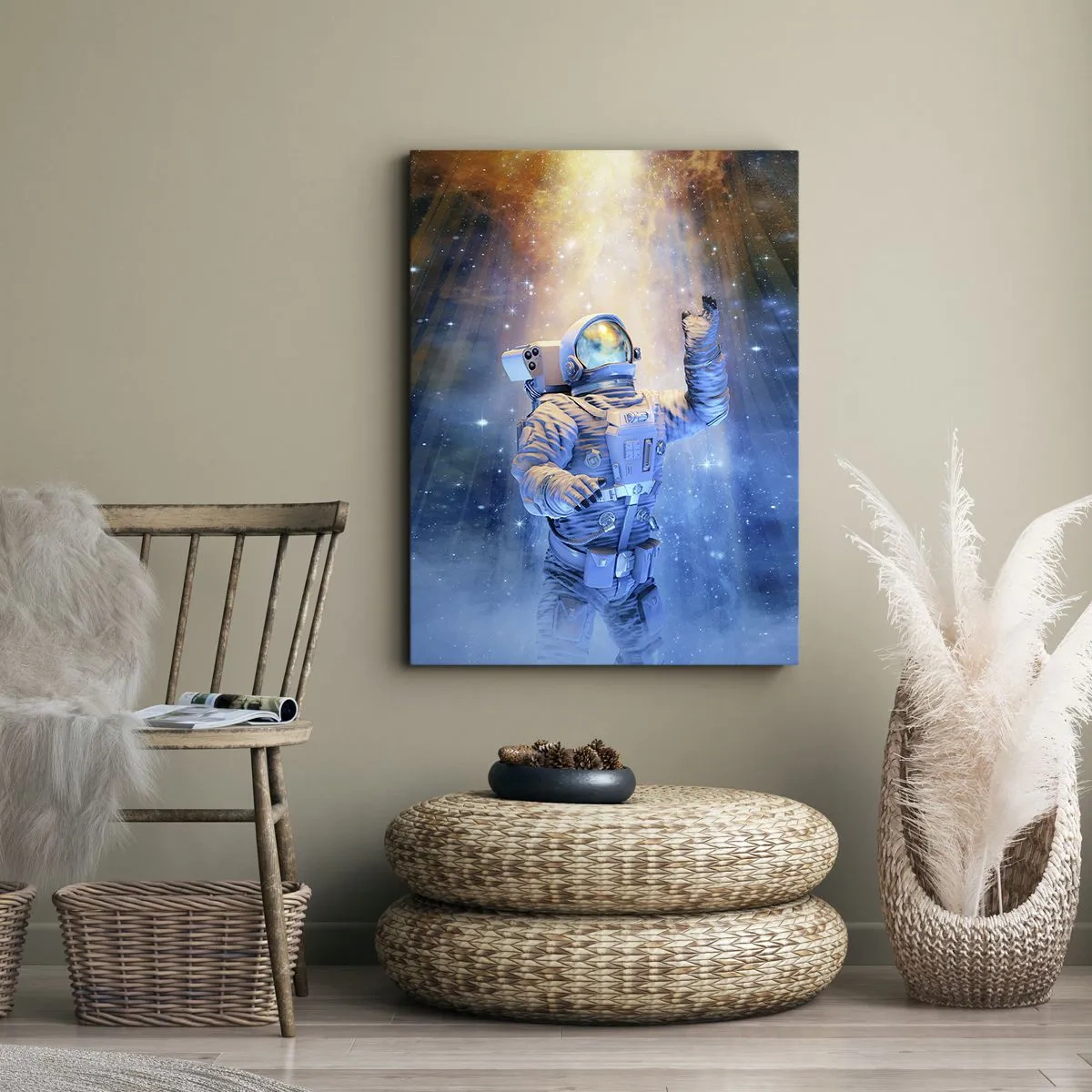 Lærredstryk - Billede på lærred - Endelig på destinationen - 50x70 cm