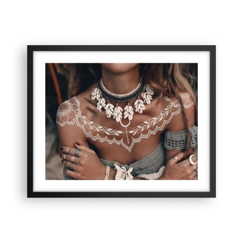 Plakat i sort ramme - Talismaner, ritualer om kvindelighed - 50x40 cm