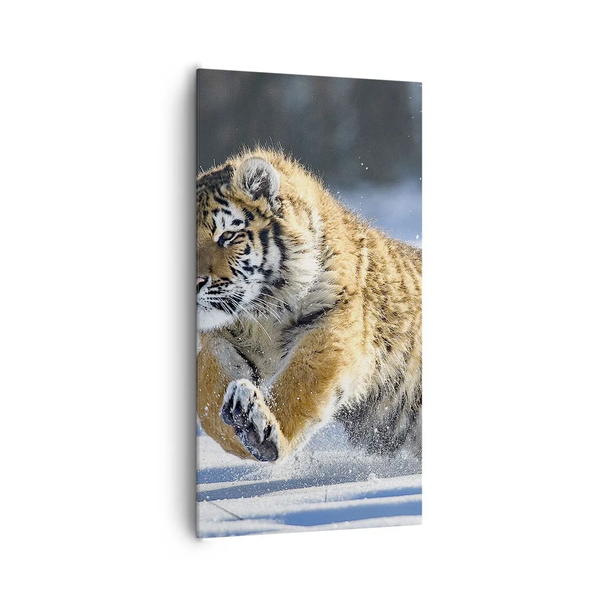 Lærredstryk - Billede på lærred - Den sibiriske taigas gud - 65x120 cm