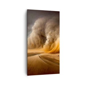 Lærredstryk - Billede på lærred - Ørkenens vrede - 55x100 cm