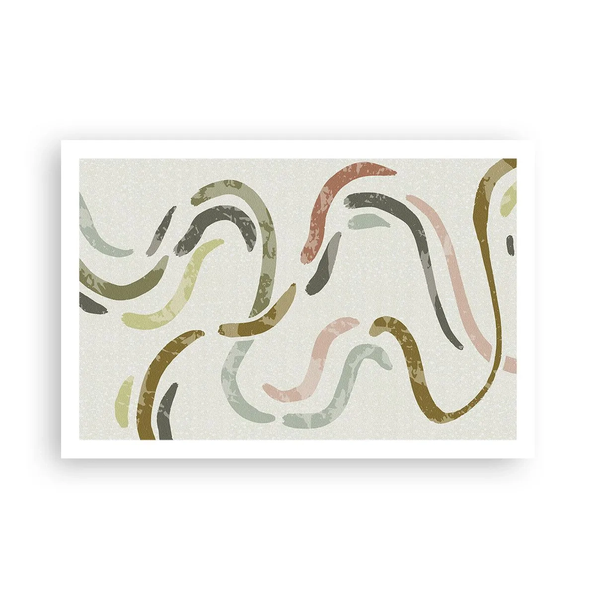 Plakat - Abstraktionens glade dans - 91x61 cm