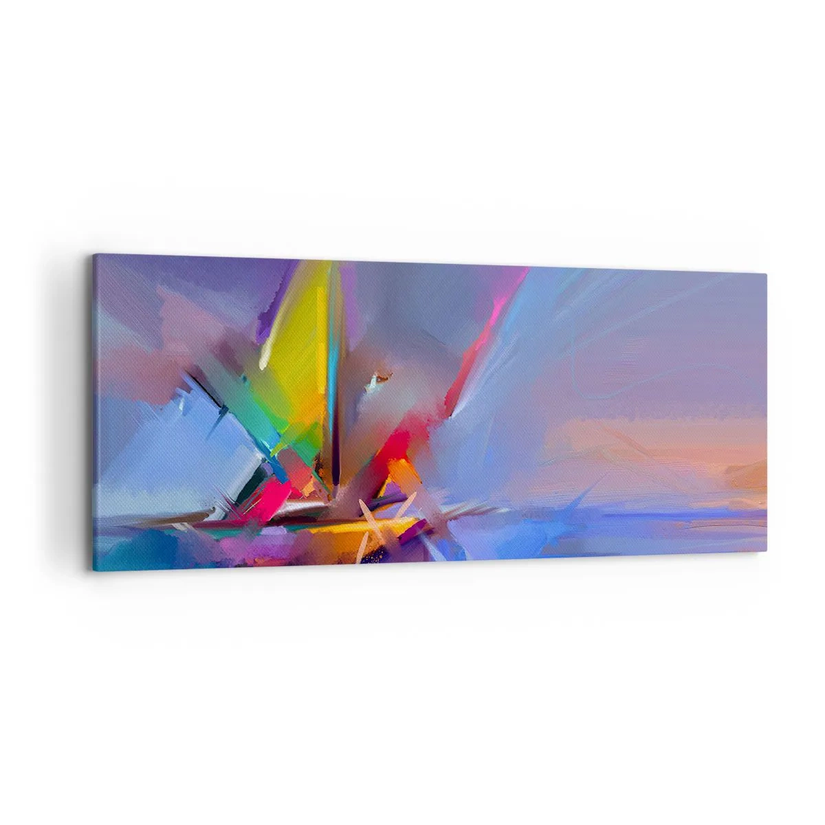 Lærredstryk - Billede på lærred - Propeller som en fugl - 120x50 cm