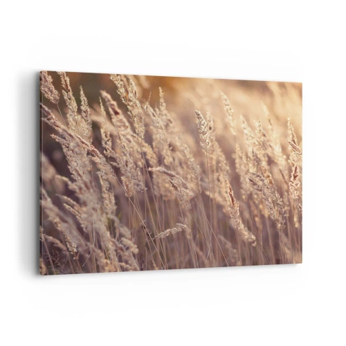 Lærredstryk - Billede på lærred - Klar til at byde efteråret velkommen - 100x70 cm