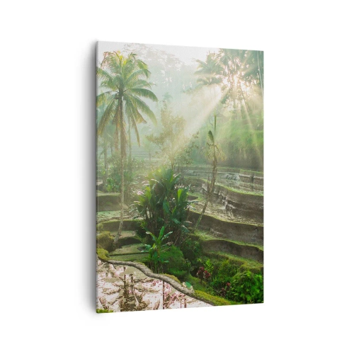 Lærredstryk - Billede på lærred - Voksende op i solen - 70x100 cm