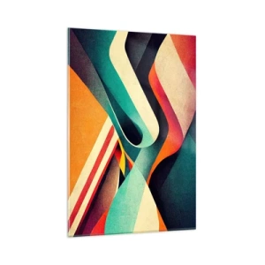 Billede på glas - Intens komposition - 80x120 cm