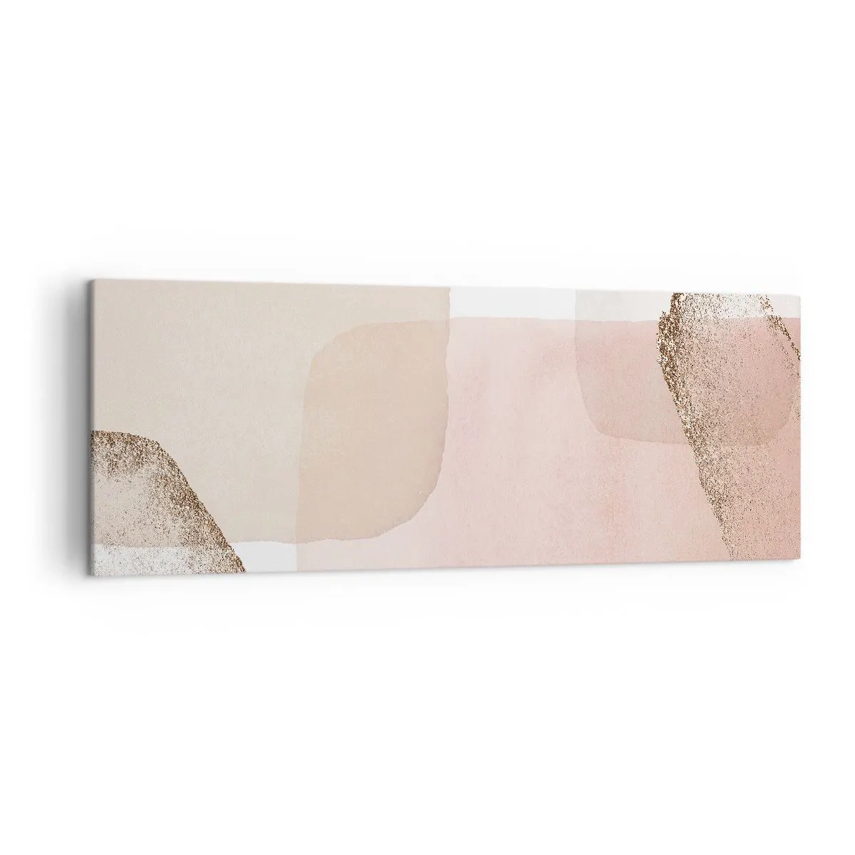 Lærredstryk - Billede på lærred - Et kig gennem farver - 140x50 cm