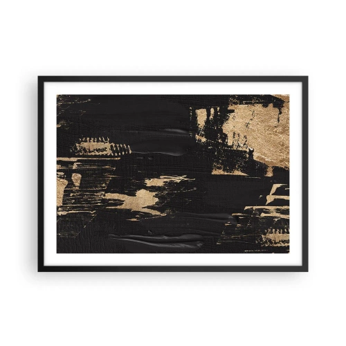 Plakat i sort ramme - Et spor af berøring - 70x50 cm
