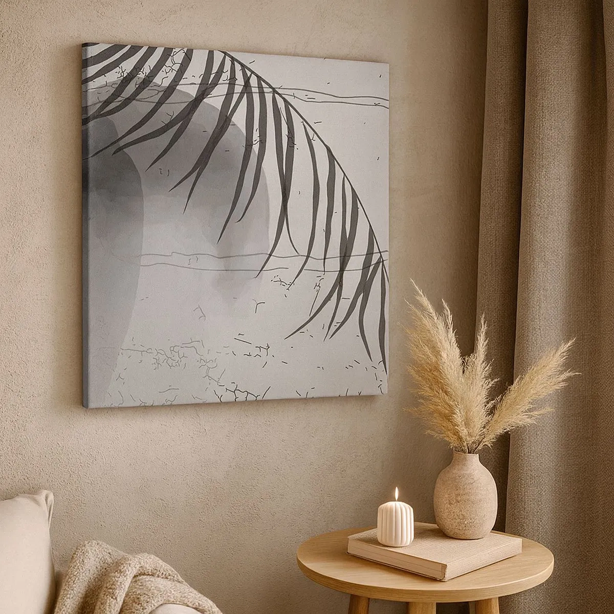 Lærredstryk - Billede på lærred - Den subtile eksotisme i naturen - 30x30 cm