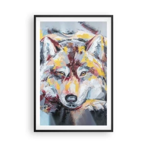 Plakat i sort ramme - Fred blandt kære - 61x91 cm