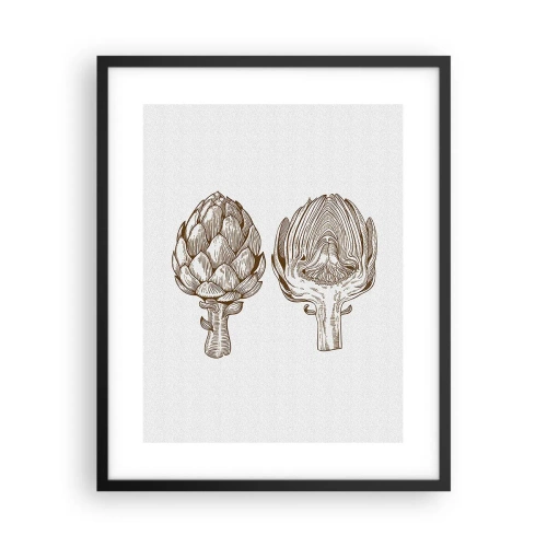 Plakat i sort ramme - Lektion i anatomi - 40x50 cm