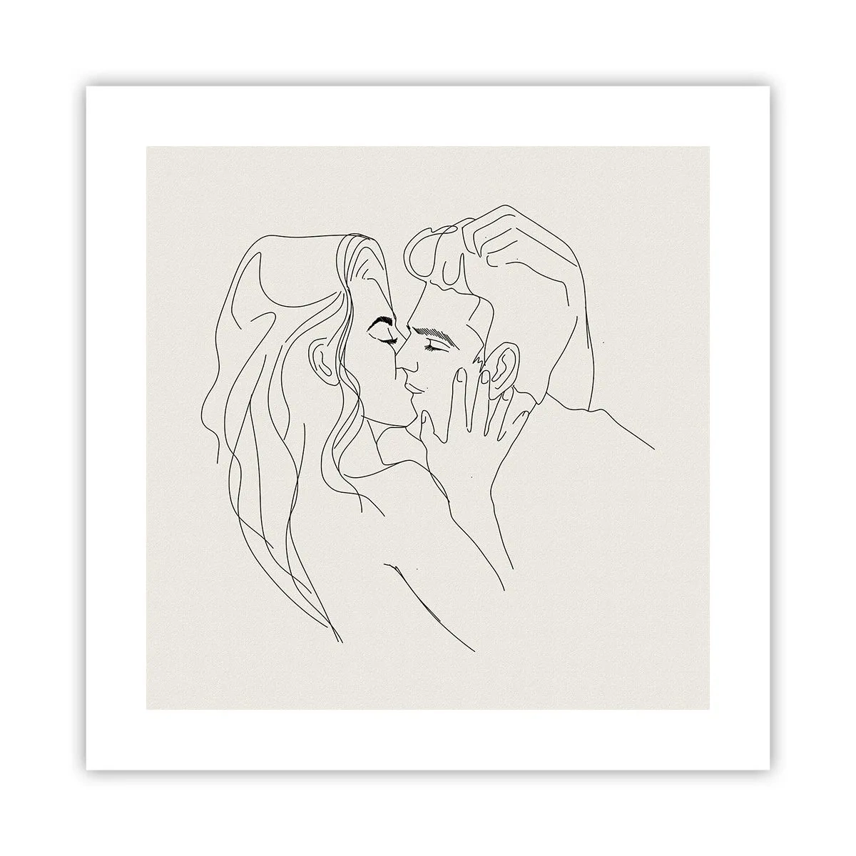 Plakat - Forviklet i følelser - 40x40 cm