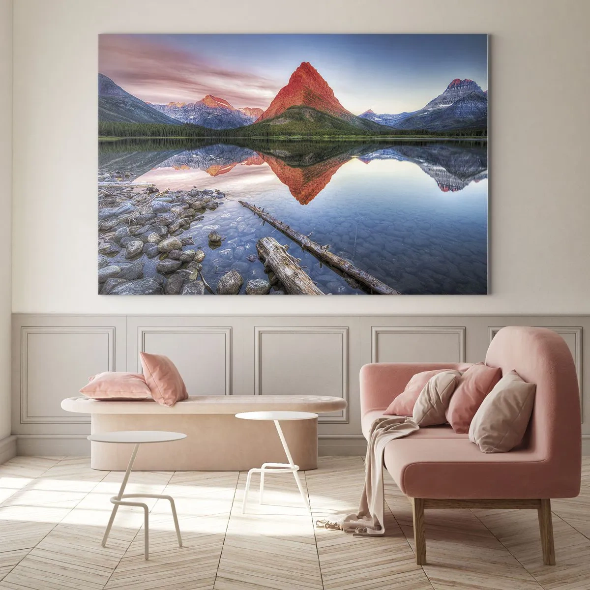 Billede på glas - Varme og kulde - 100x70 cm