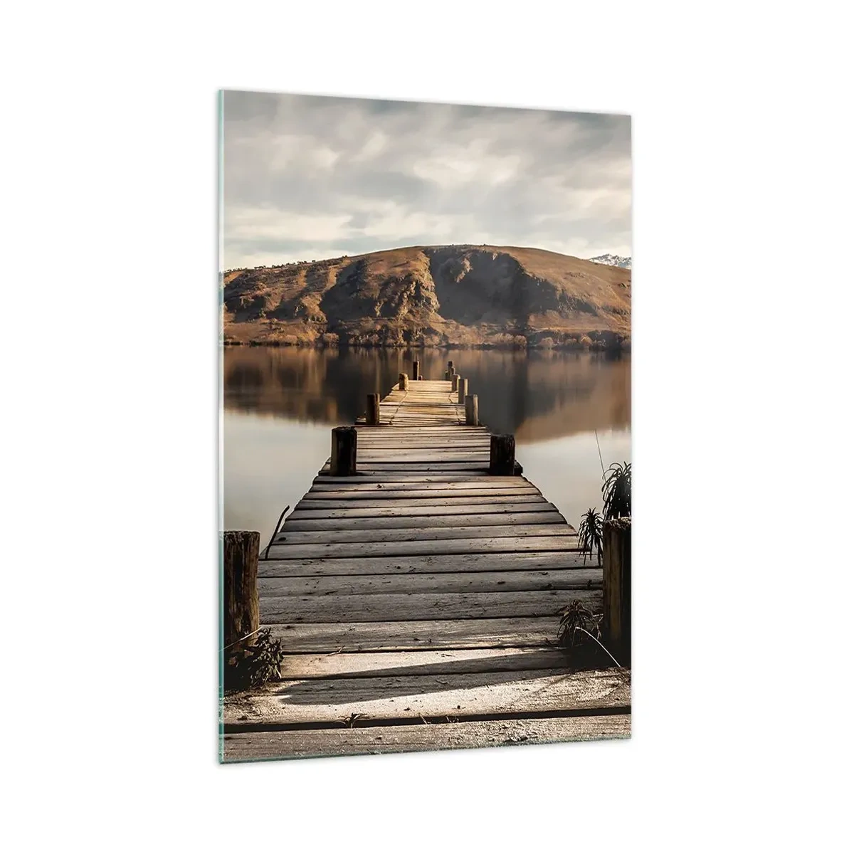 Billede på glas - Et landskab i stilhed - 70x100 cm