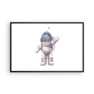 Plakat i sort ramme - Det er alt for nu! - 91x61 cm