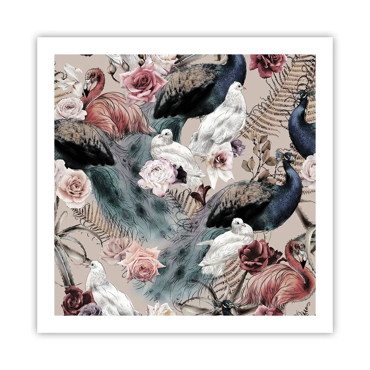 Plakat - I paladsets have - 60x60 cm