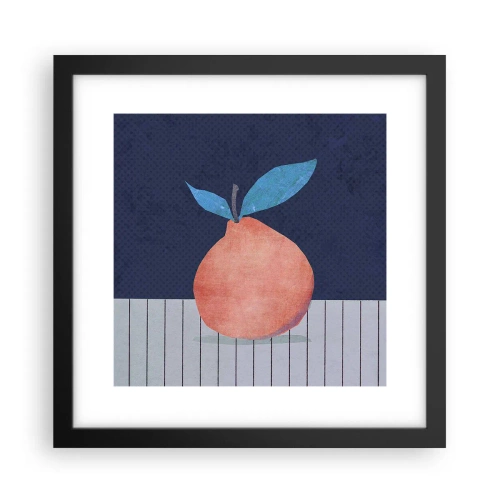 Plakat i sort ramme - Konveksitet og plan - 30x30 cm