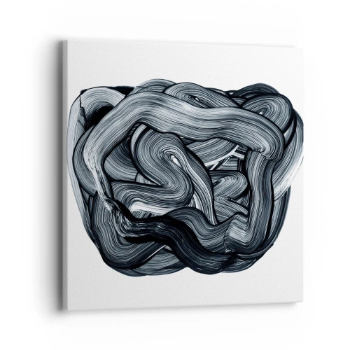 Lærredstryk - Billede på lærred - Så enkelt er det ikke - 40x40 cm