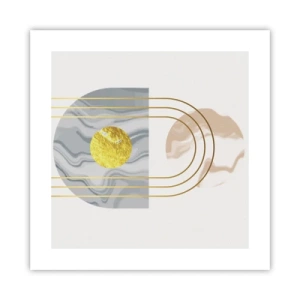 Plakat - Lysstyrke og udstråling - 40x40 cm