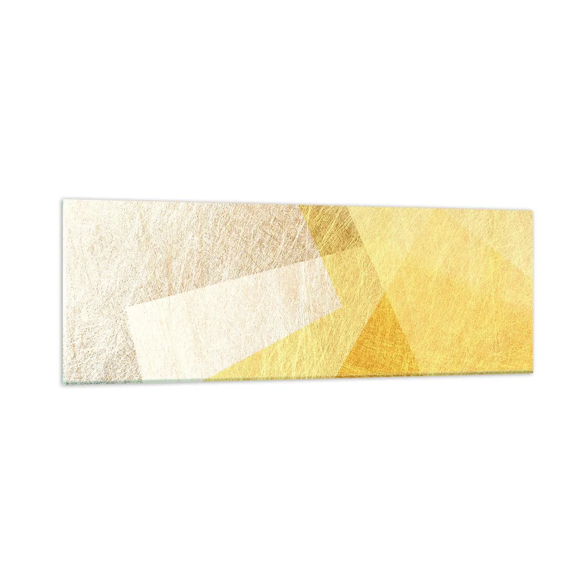 Billede på glas - Geometriens vejr - 90x30 cm