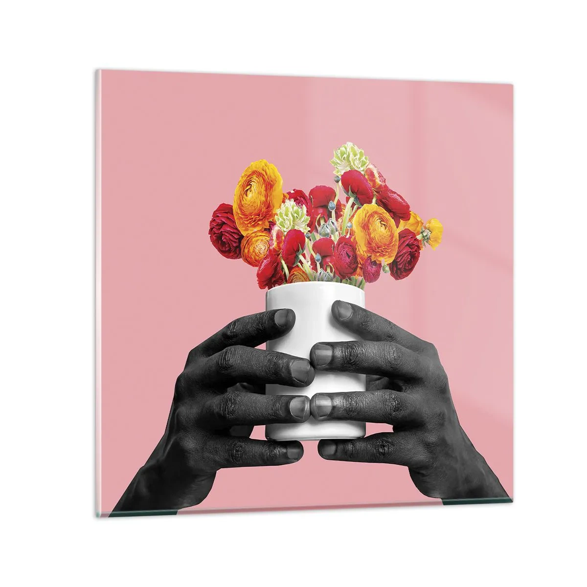 Billede på glas - Livets apotheose - 70x70 cm